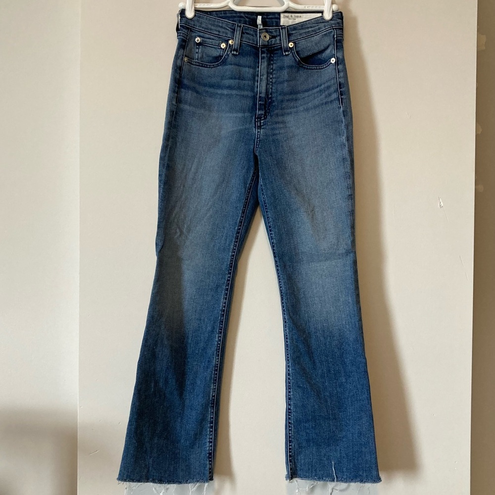 Rag & Bone Nina High Rise Ankle Flare Jeans
